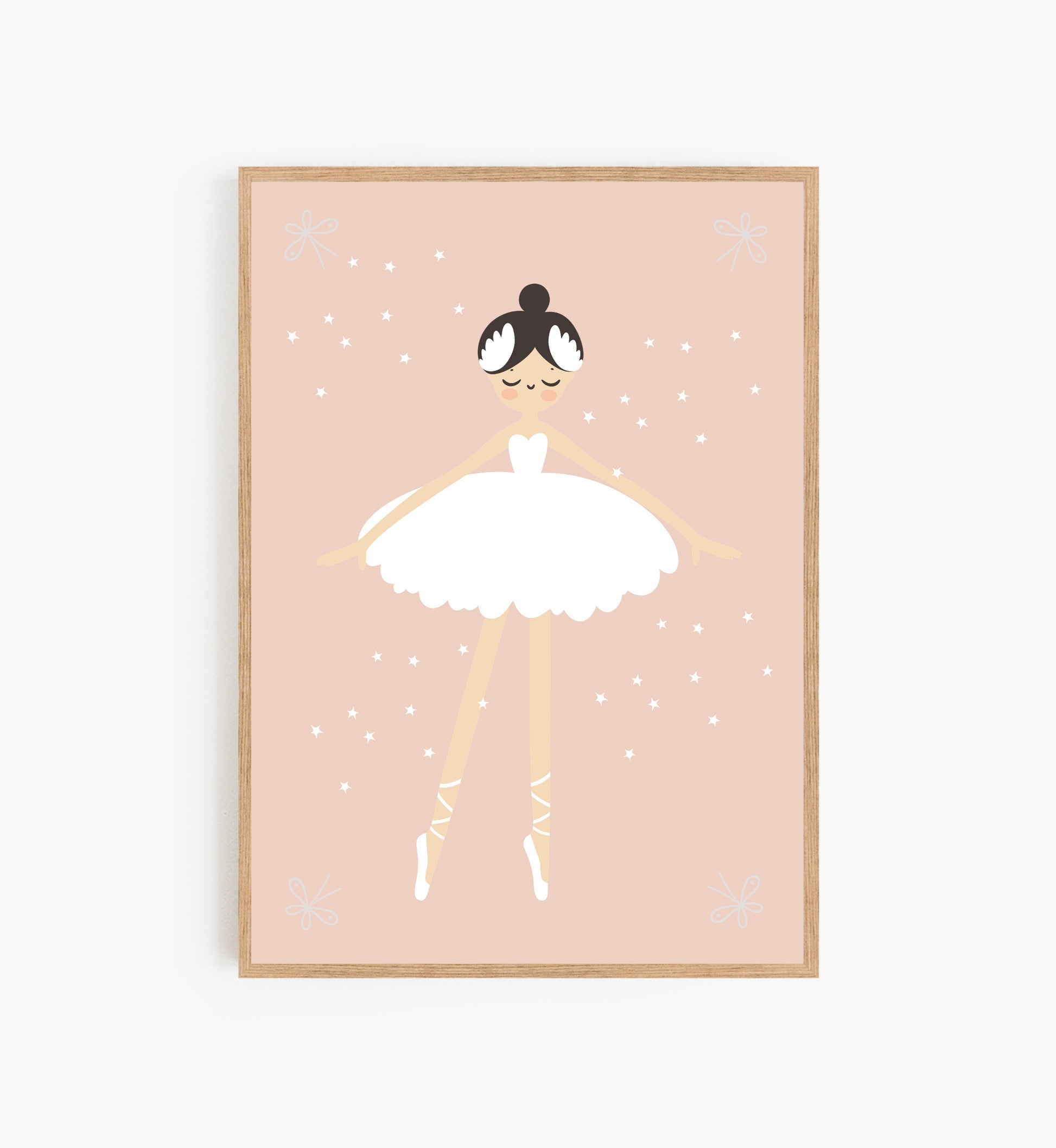 Ballerina poster, girls room décor, ballerina, ballet, ballet dancer