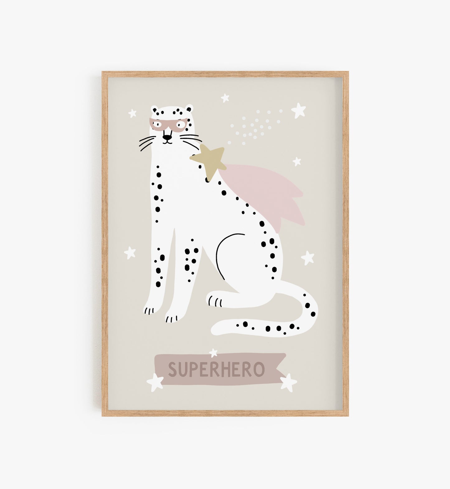 Superhero Cat | Kids Space print UK