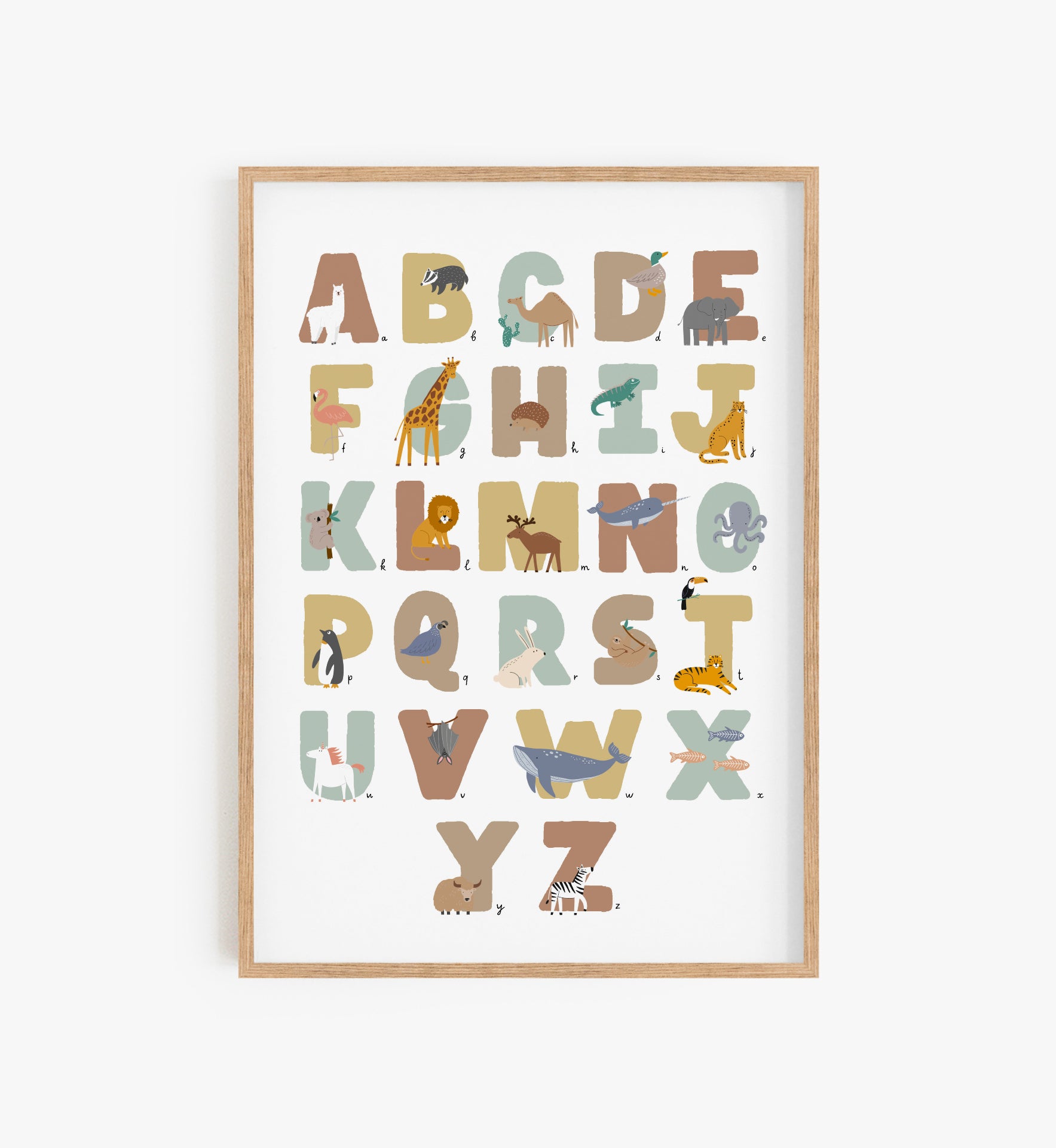 animal alphabet print, Chloes House