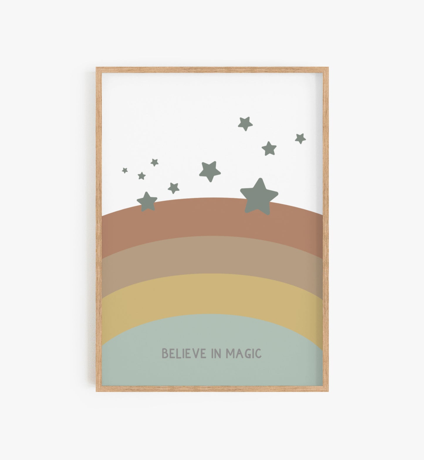 Believe in magic quote print | Rainbow prints | Rainbow décor | Rainbow wall art Rainbow Prints | Rainbow wall art