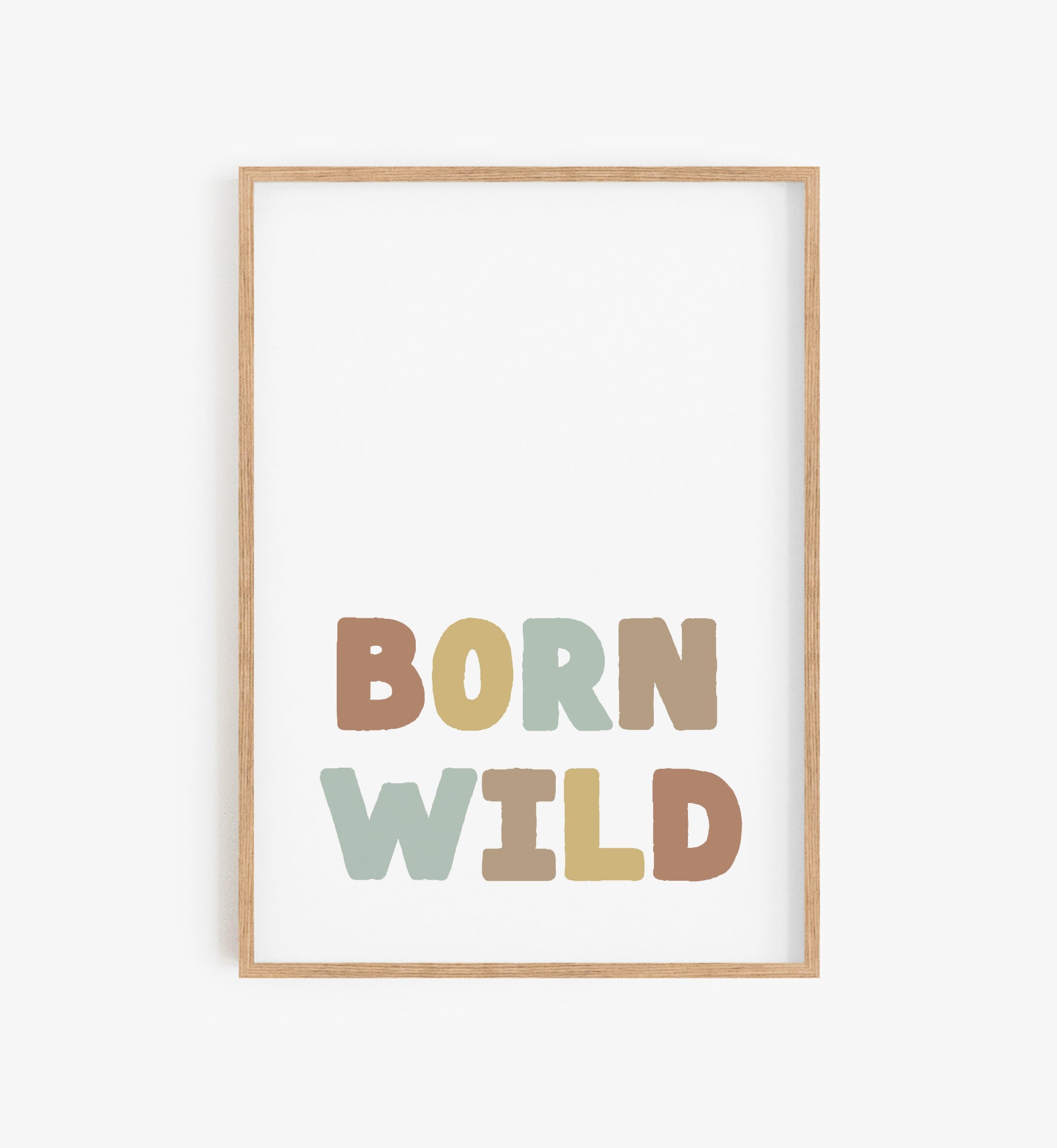 Born to be wild print | Born Wild Print | kids quote print | Quotes