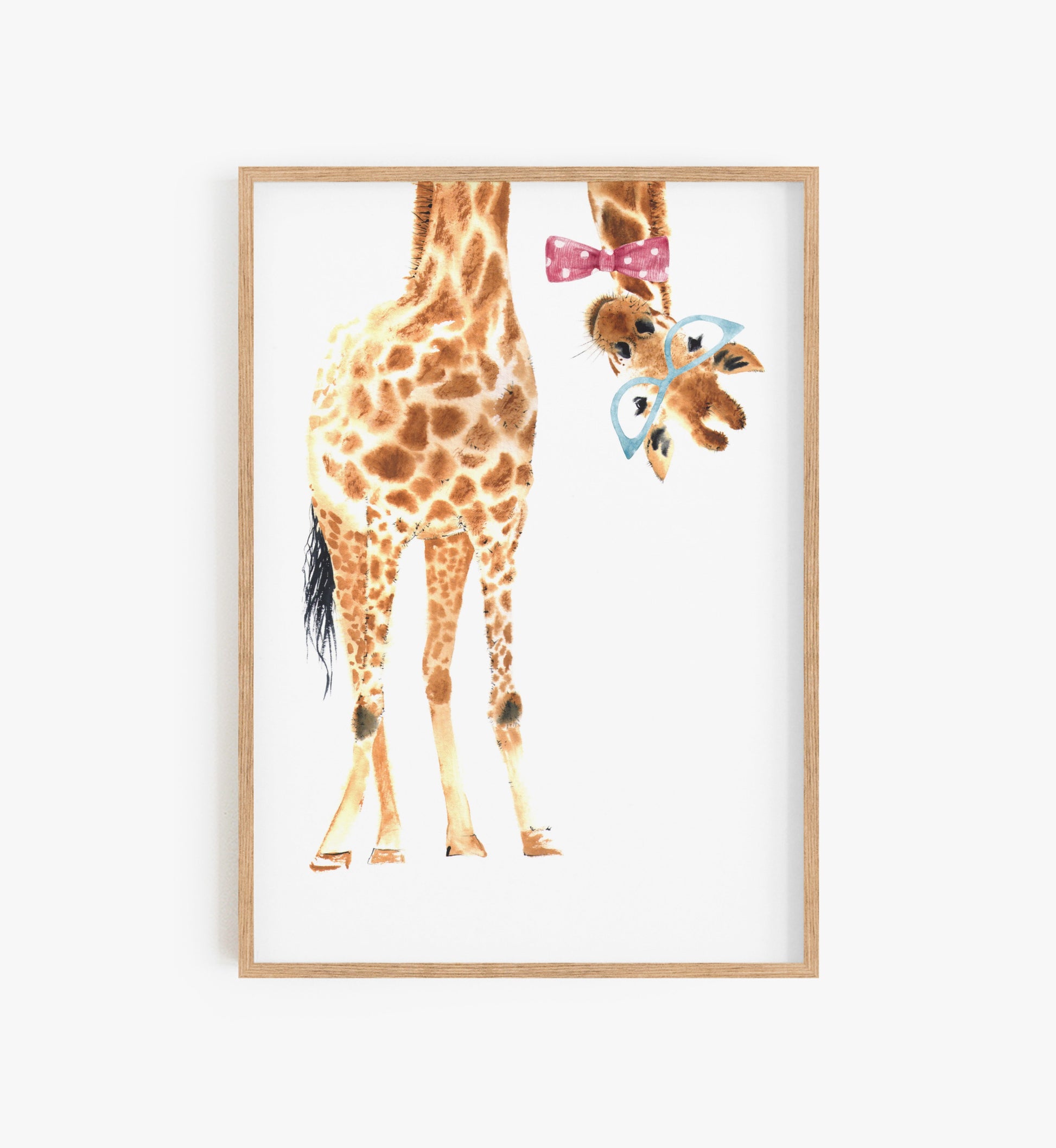 Giraffe art print | Giraffe picture for nursery | Giraffe Prints