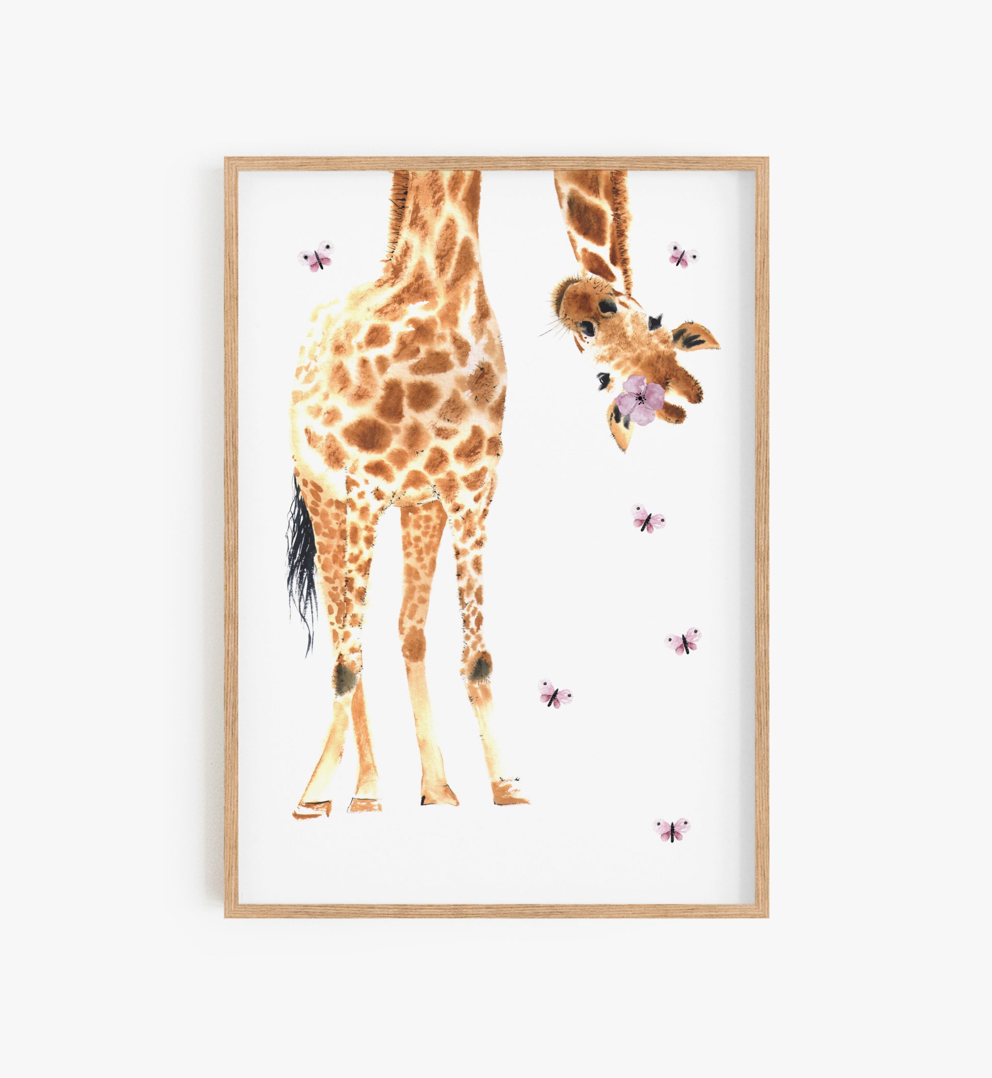 Giraffe wall art for Nursery | Giraffe Print | Giraffe Art