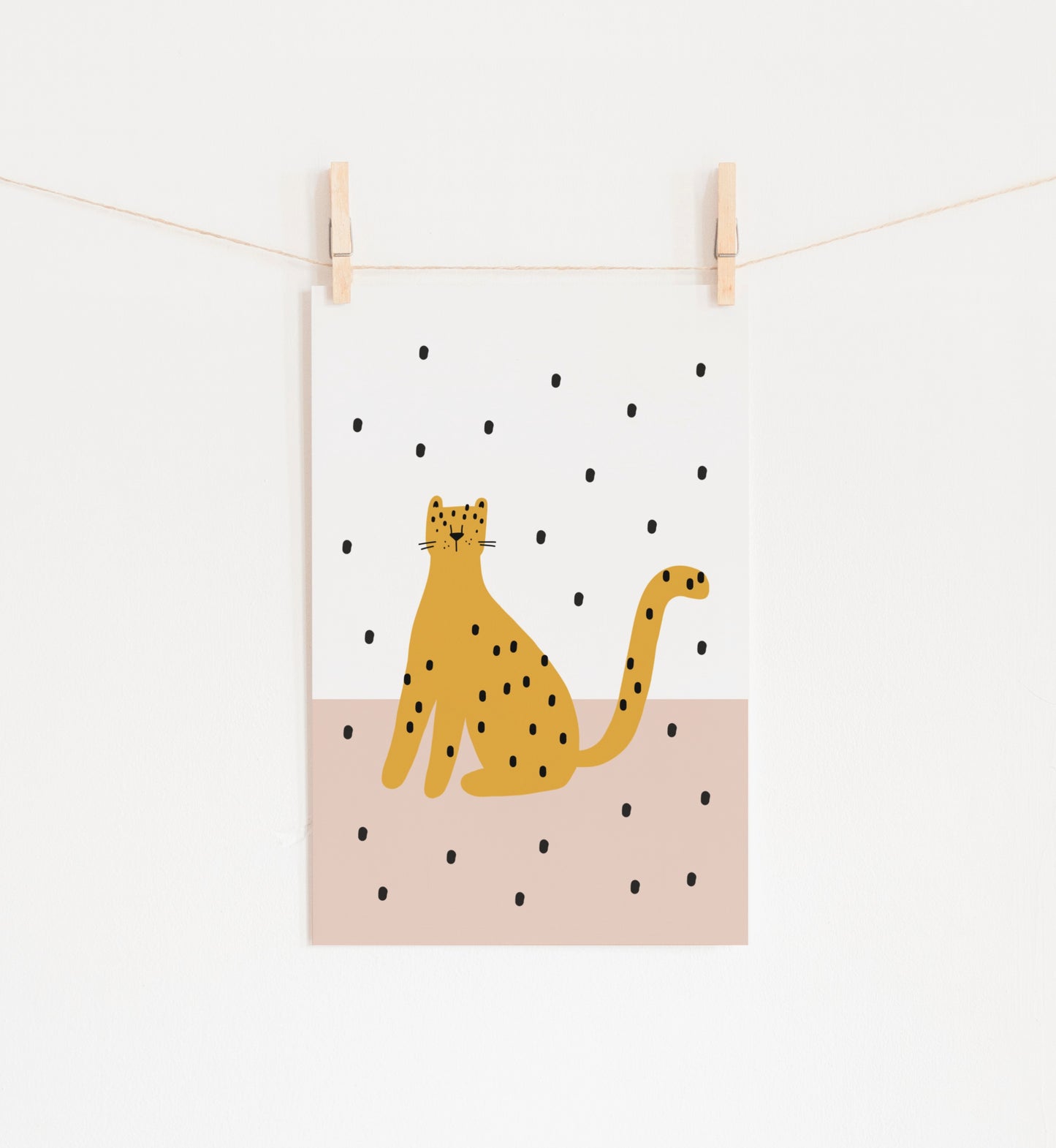 Cute cat | Cat home decor | Children's wall art prints | Cat wall art